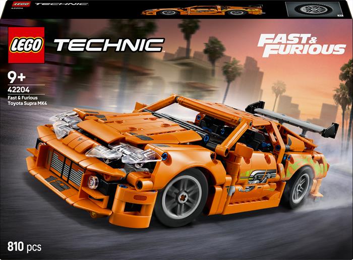 Lego - Technic Fast And Furious Toyota Supra Mk4 42204, Multicolore