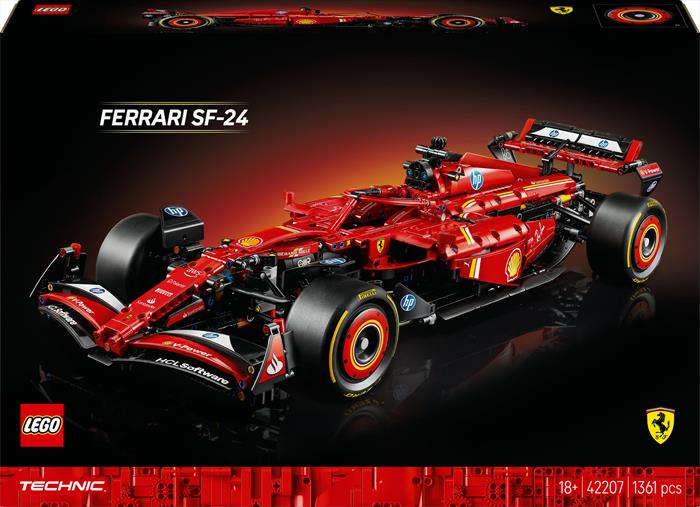 Lego - Technic Monoposto F1 Ferrari Sf-24 42207, Multicolore