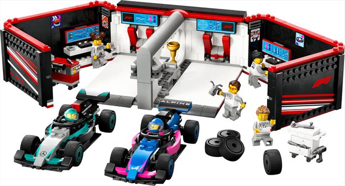 Costruzioni Lego Garage Mercamg E Alpf1-image