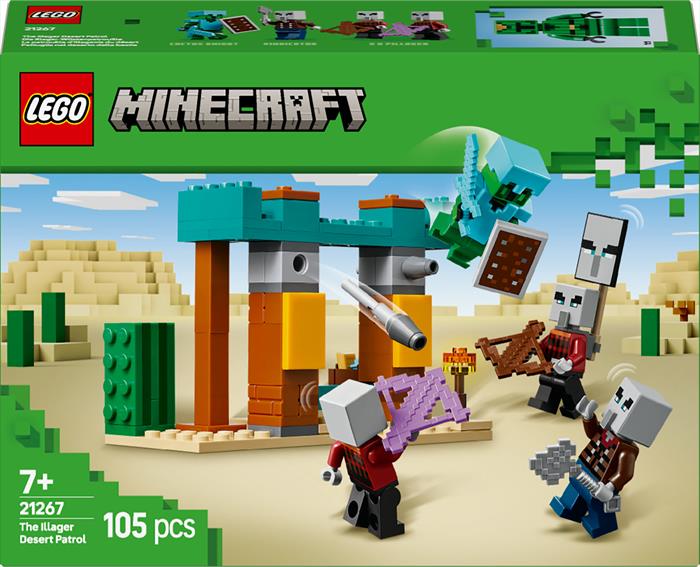 Lego - Minecraft Pattuglia Nel Deserto Della Bestia 21267, Multicolore