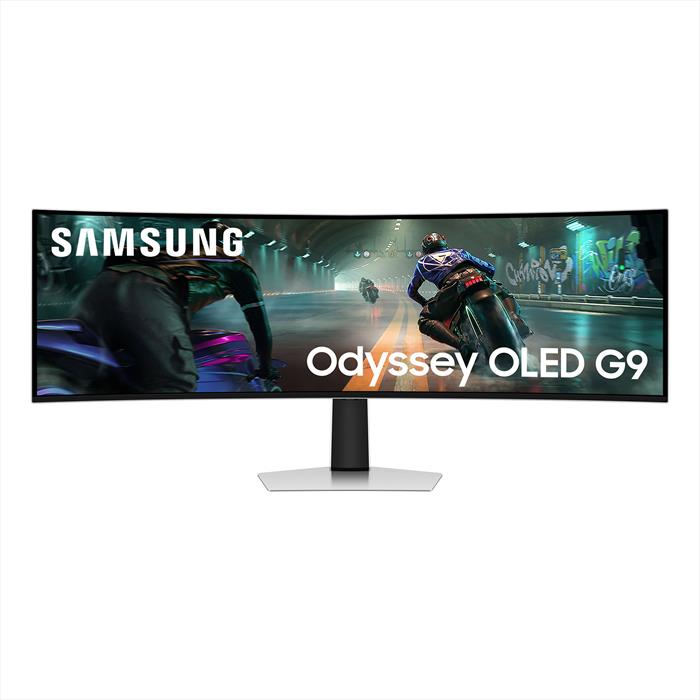 SAMSUNG Odyssey OLED G9 - G91SD Monitor Gaming, 49 ", WQHD, 5120 x 1440 Pixel, tempo di risposta 0,03 ms, refresh rate 144 Hz