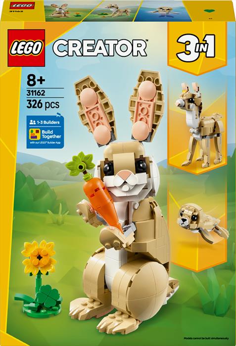 Lego - Creator Adorabile Coniglio 31162, Multicolore