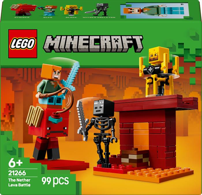 Lego - Minecraft Battaglia Sul Ponte Del Nether 21266, Multicolore