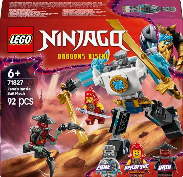 Lego - Ninjago Mech Da Battaglia Di Zane 71827, Multicolore