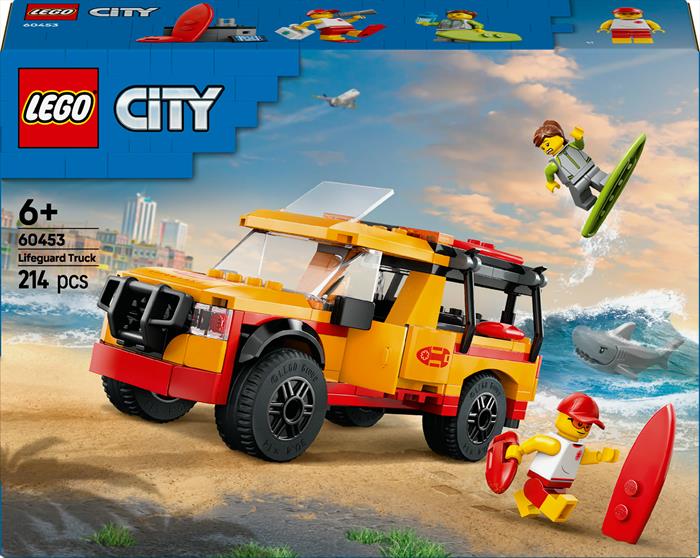 Lego - City Fuoristrada Di Soccorso Del Bagnino 60453, Multicolore