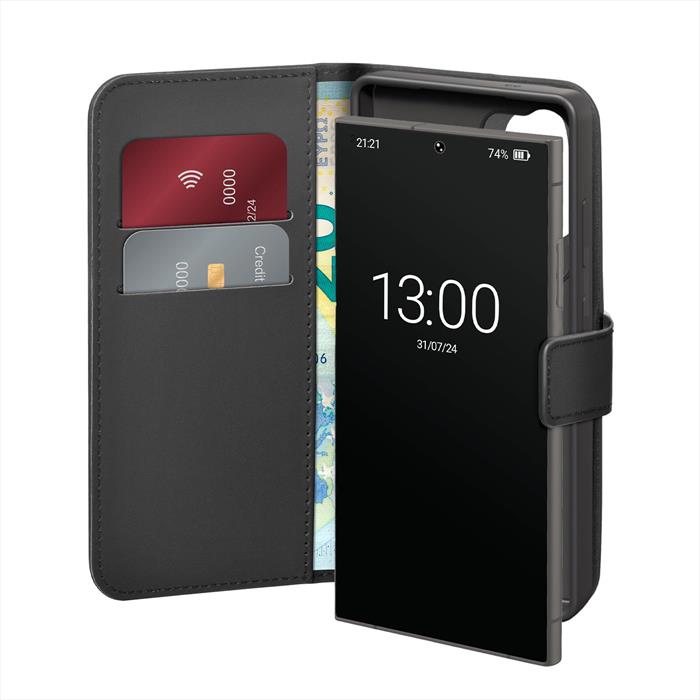 Puro - Cover Booklet Samsung S25 Ultra Pusgs25ubookc8blk-nero