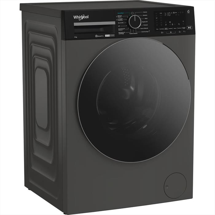 Whirlpool WPM 911G ADS IT SenseWash Lavatrice Carica Frontale 9 KG 1400 Giri/min Classe A Wi-Fi (Nero)