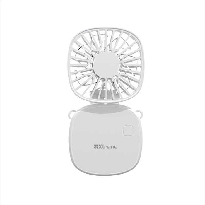 Xtreme - Mini Ventilatore Portatile Pieghevole 10302-bianco