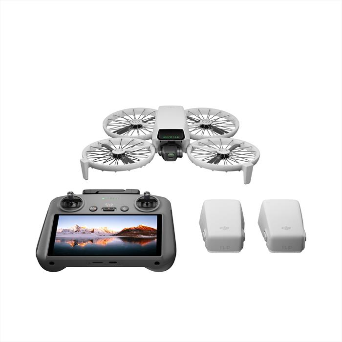Dji Flip Fly More Combo Rc 2 4 Rotori Quadrirotore 48 Mp 3840 X 2160 Pixel 3110 Mah Nero, Bianco-image