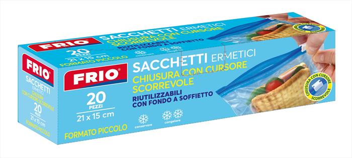 Lavatelli - Frio Sacchetti Con Cursore Piccoli 15x21cm 20pz