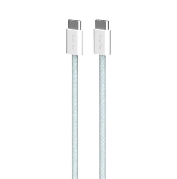 Sbs - Cavo In Tessuto Pucccfabk415mtlblue Per iPhone 15-azzurro