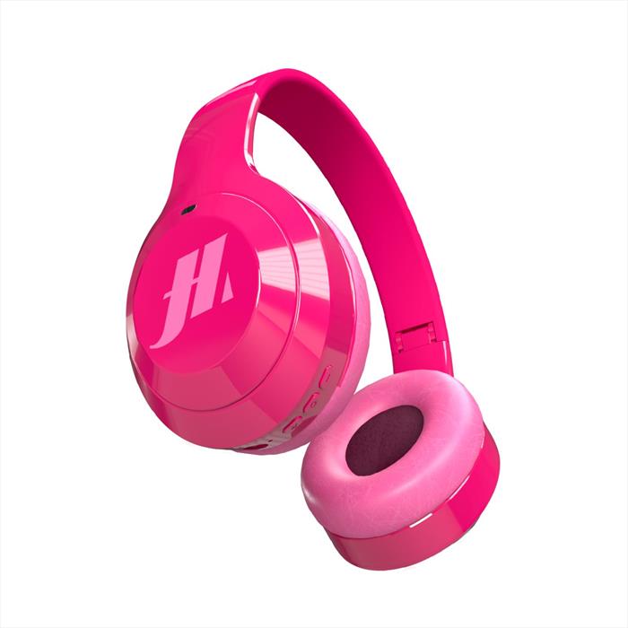 Music Hero - Auricolare Cuffia Bluetooth Mhheadbuzzybtp-rosa