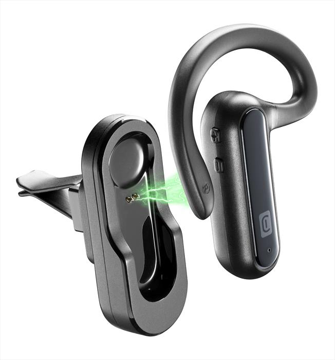 Cellularline - Auricolare Bluetooth Car Flat-black