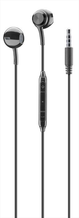Music Sound - Auricolare A Filo Color Capsule Jack 3.5-black