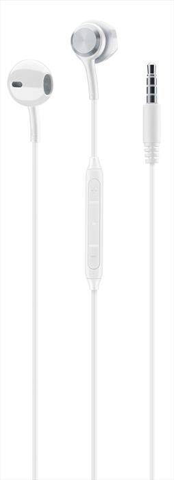 Music Sound - Auricolare A Filo Color Capsule Jack 3.5-white