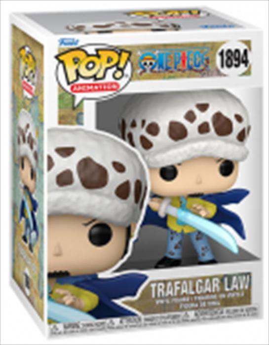 Funko - Pop One Piece Trafalgar Law W/blue - 83809, N.d.