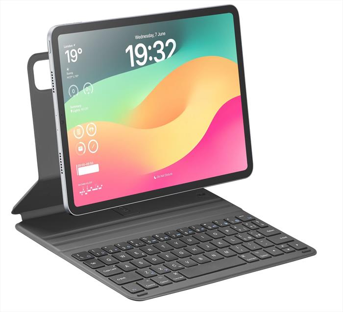 Cellularline - Custodia Per iPad Fino A 11" Keypad Case-black