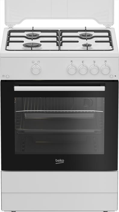Beko - Cucina A Gas Fbe62310gx Classe A-bianco Beko - Cucina A Gas Fbe62310gx Classe A-bianco