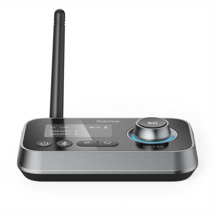 Hama - Ricevitore/trasmettitore Audio Bluetoothlin.it Duo-nero