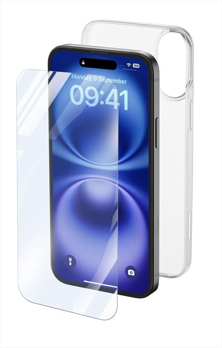 Cellularline - Cover Case Protection Kit Per iPhone 16-transparent