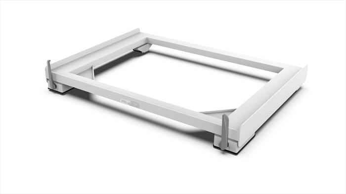 Meliconi - Base Move Slim-tecnopolimero Bianco, Leve Fre