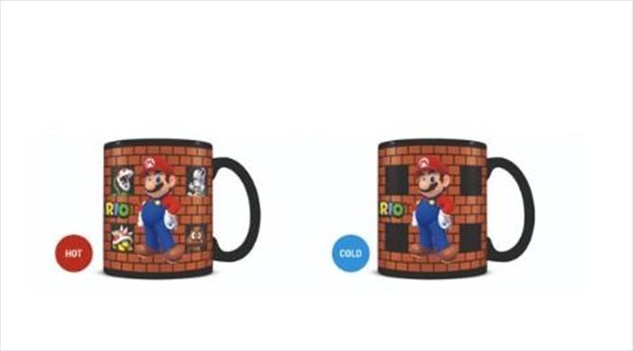 Pyramid - Super Mario- Tazza Termosensibile, Multicolore
