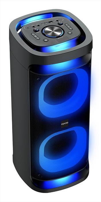 Irradio - Party Speaker Ir-ps80 Omnia4-sound-nero / Plastica