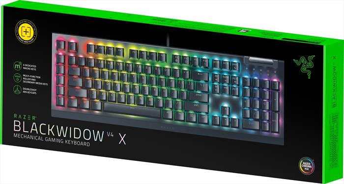 Razer - Tastiera Blackwidow V4x (yellow Switch) Ita-nero