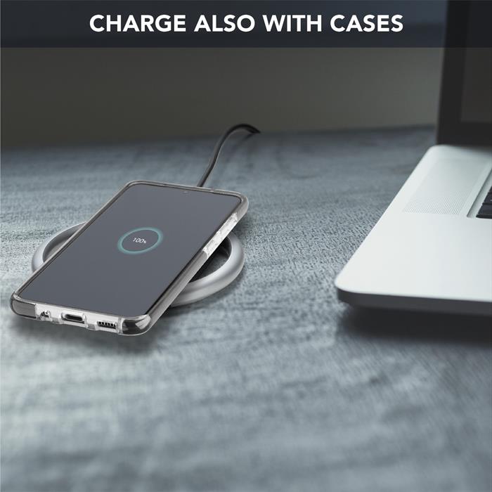 Cellularline Arena 15W Wireless Charger - Apple, Samsung And Other Wireless Smartphones-image