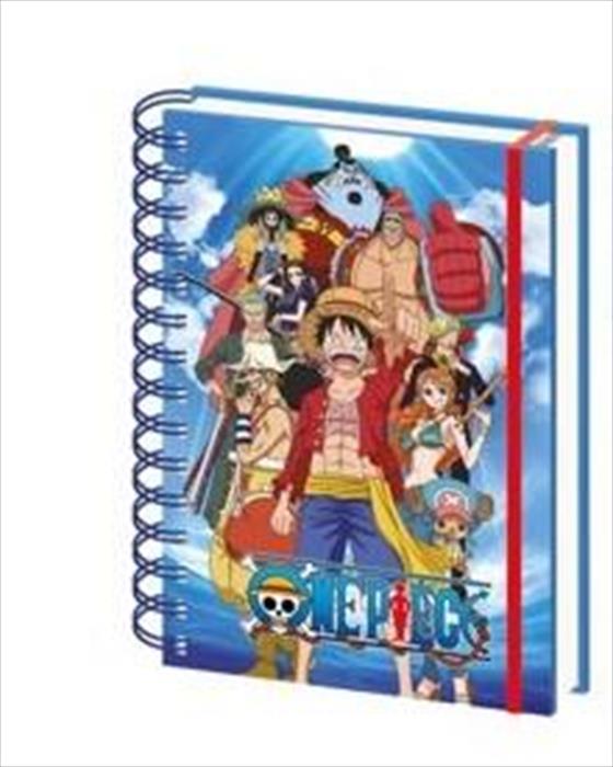 Pyramid - One Piece - Quaderno A5 A Righe, Multicolore