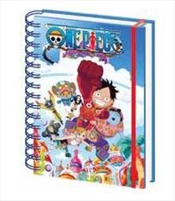 Pyramid - One Piece - Quaderno A5 A Righe, Multicolore