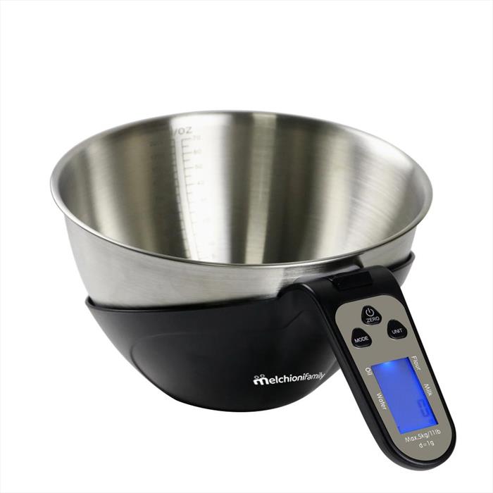 Melchioni Family - Bilancia Da Cucina Equilibra-grigio / Nero