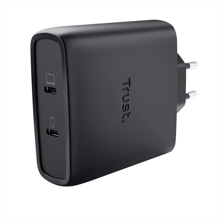 Trust - Maxo 100w 2p Usb-c Gan Charger-black