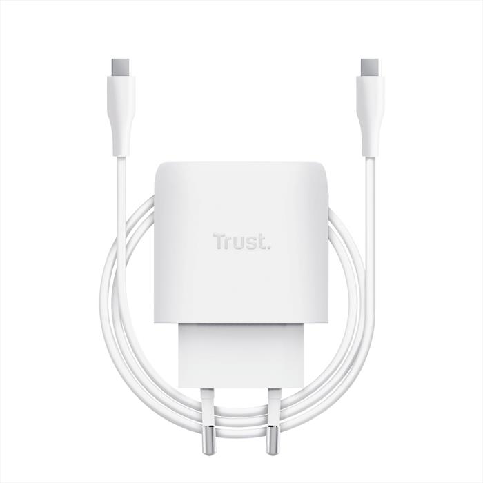 Trust - Maxo 45w Usb-c Gan Charger-white