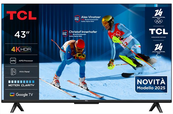Tcl - Smart Tv Led Uhd 4k 43" 43p69k-nero