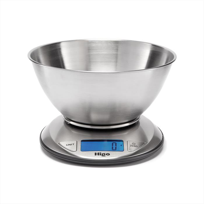 Higo - Bilancia Digitale Da Cucina Con Ciotola Bc-46
