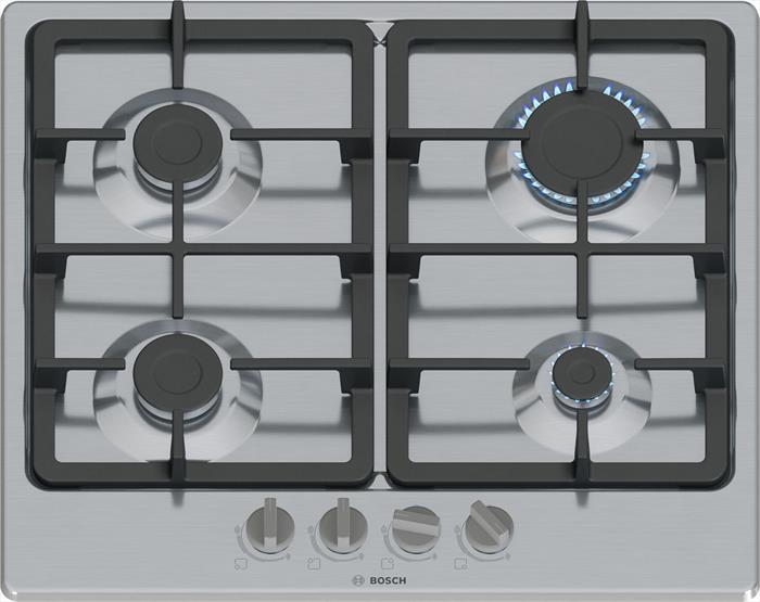 Bosch - Piano Cottura A Gas Pgp6b5k90 58,2 Cm-inox