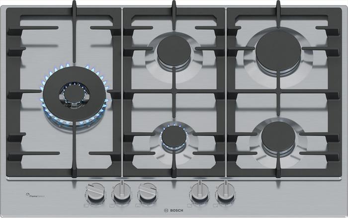 Bosch - Piano Cottura A Gas Pcs7a5i90 75 Cm-inox