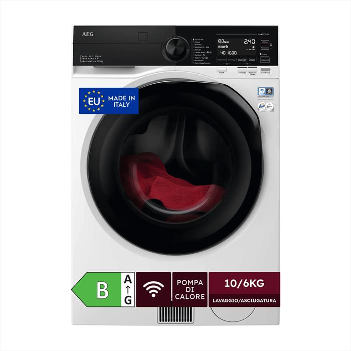 Aeg - Lavasciuga Lwr9c16bay 10/6 Kg Classe A/by-bianco