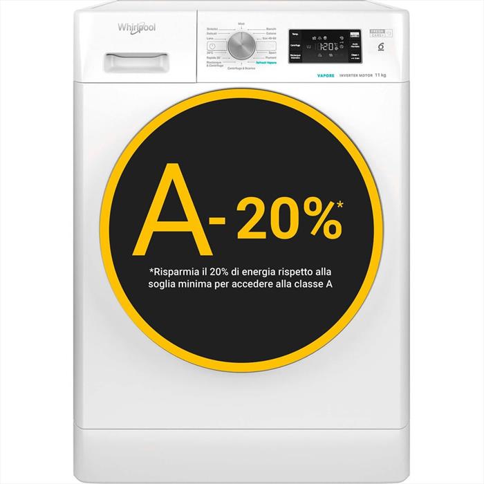 Whirlpool - Lavatrice Ffb 1148 Bsv It 11 Kg Classe A