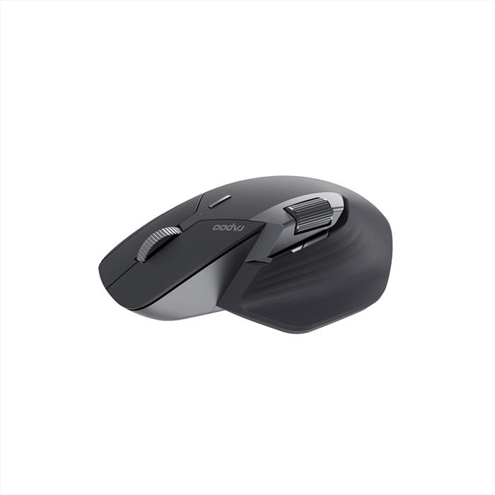 Rapoo - Multi-mode Office Large Size Mouse Mt760l-gray Black - Nero Grigio