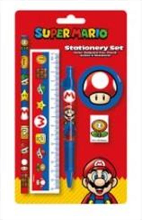 Pyramid - Super Mario - Set Cancelleria Licenza Ufficiale, Multicolore