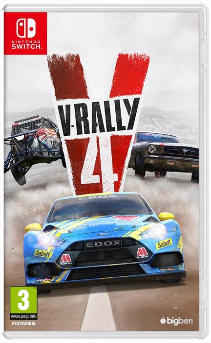 Big Ben - Switch V-rally 4 Code In A Box, Multicolore