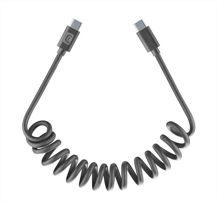 Cellularline - Usb-c Spiral Cable-nero