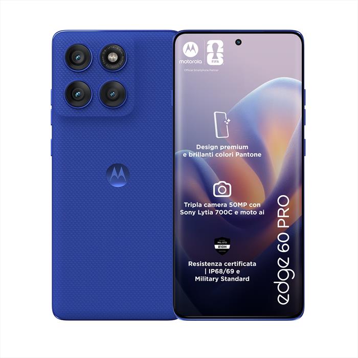 Motorola - Smartphone Edge 60 Pro-pantone Dazzling Blue