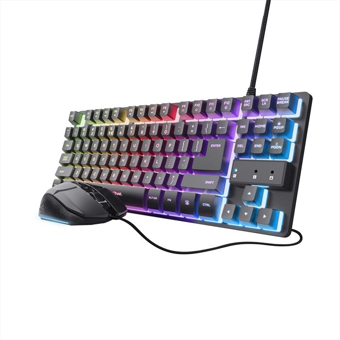 Trust - Tastiera E Mouse Gaming Gxt798 2-in-1 Set-black