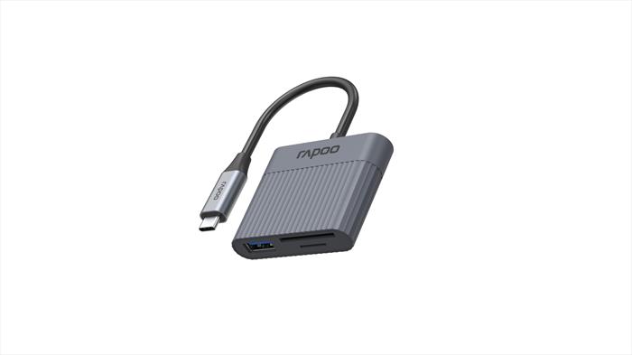 Rapoo - Card Reader Ucr-3011-space Gray