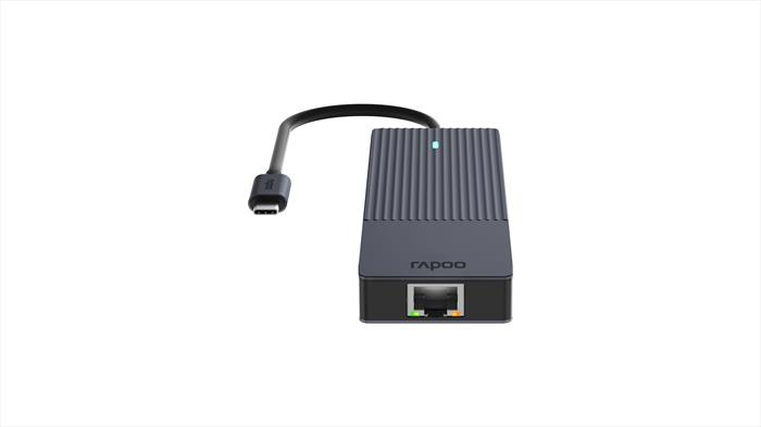 Rapoo - Multiport Adapter Ucm-2002-space Grey/grigio Metallizzato