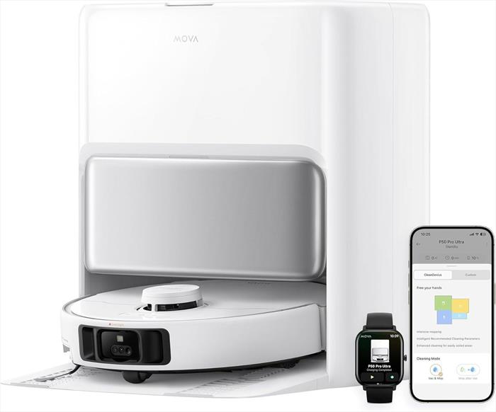 Mova - Aspirapolvere Robot P50 Pro Ultra-bianco