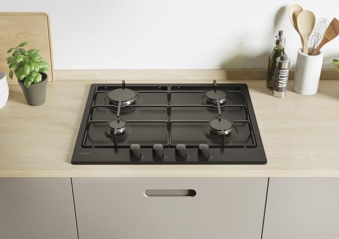 Candy Idea CHW6BRBB Nero Da Incasso 60 Cm Gas 4 Fornello(I)-image
